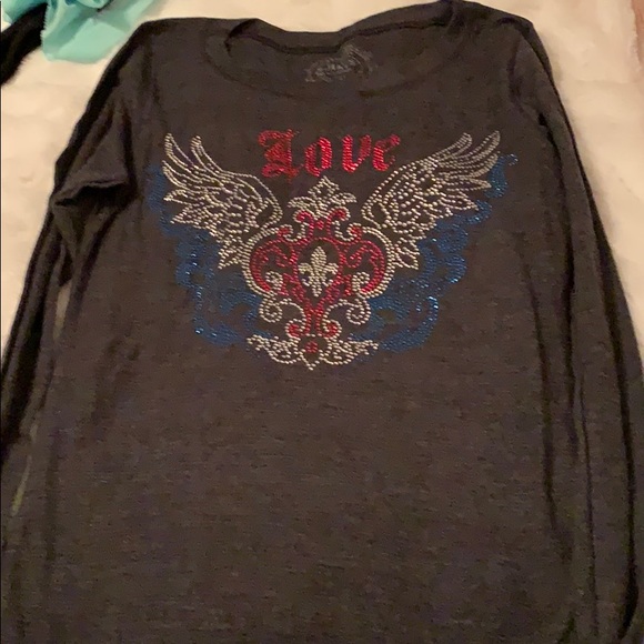 Long sleeve shirt with bling - Picture 1 of 1